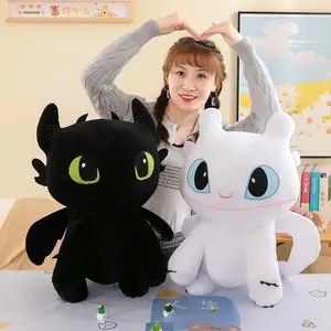 Toothless Dragon Plush Toy Body Pillow Cute Cartoon Toothless Dragon Stuffed Doll