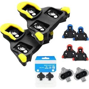 SPD-SL  Cleats Compatible with  SPD-SL Road Pedals & SH-10 SH-11 SH-12 Cleats, Durable 3-Hole Cycling Shoe Clips Easy Clips & Release