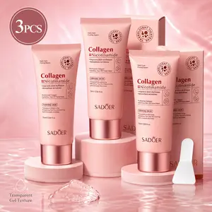 3PCS SADOER Overnight Repair Mask Deep Hydration Soothing Sensitive Skin, Strengthening Skin Barrier, Enhancing Moisture Levels, Suitable All Skin Types