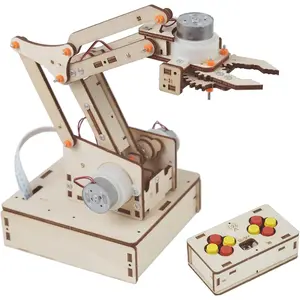 Robot Arm Kits Robotics for Kids Ages 8-12-14-16 Teens Adults STEM Toys Building Engineering 9 10 11 13 14 15 16+ Year Old Boys Girls Gifts Easter Basket Stuffers DIY Craft Science Circuit Project