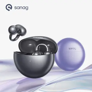 * Father’s Day gift ideas * Sanag S6S Ultra ear clip on earphone for iPhone for Android for Samsung HiFi music concert live experience wireless Bluetooth Men's Women's accessories earring headphones sports running fitness earbuds holiday gifts birthdays