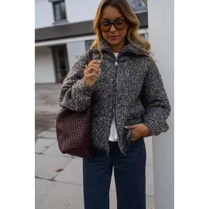 Mottled Grey Feyre Cardigan