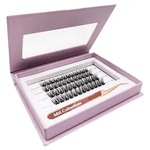 MH Beauty Lashes Collections - 48 Clusters High-Quality Materials Easy Apply & Remove Natural Look for Everyday Wear or Special Occasions