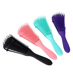 Hair massage comb, hair smoothing comb, random color octopus massage comb