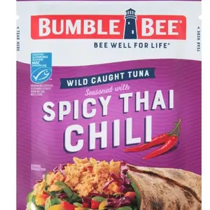 BUMBLEBEE Wild Caught Tuna Seasoned with Spicy Thai Chili 2.5 Ounce - Instant Food