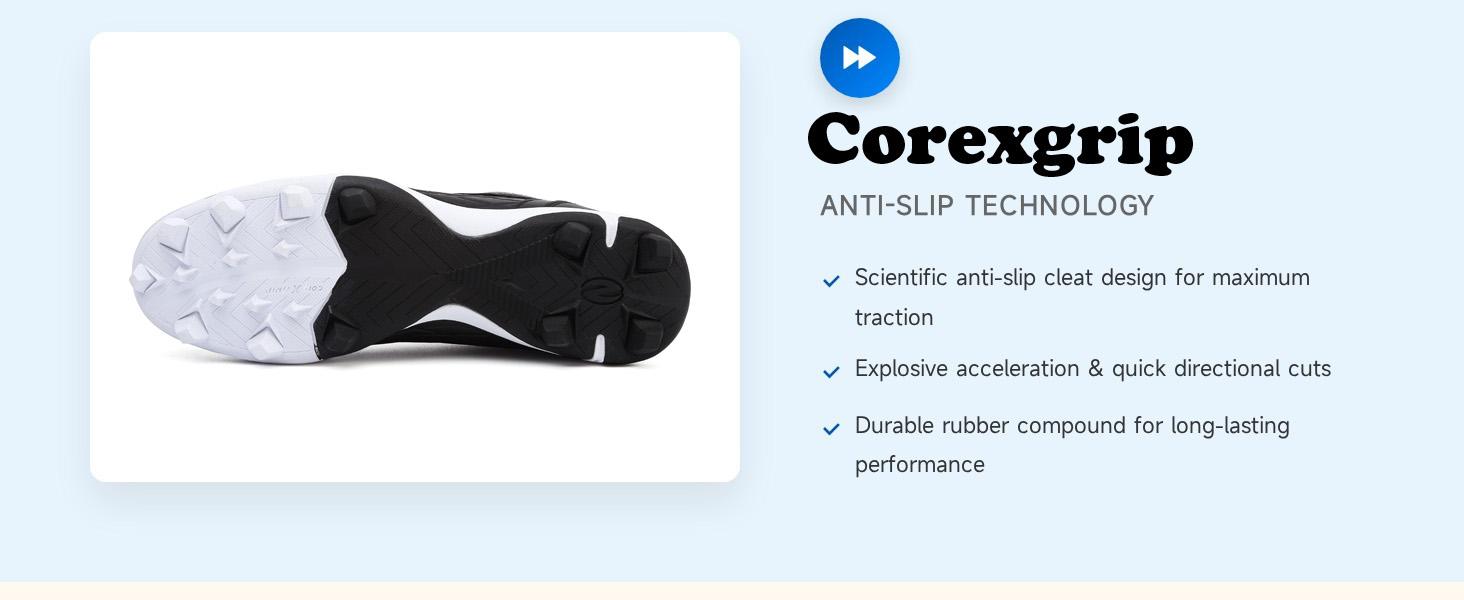 Baseball Cleats Mens Softball Cleat Turf Shoes for Men