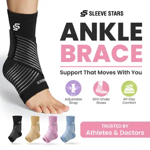 Ankle Brace for Pain Relief | Stops Sprain Pain Fast • Stabilizes Weak Ankles • Plantar Fasciitis & Achilles Support