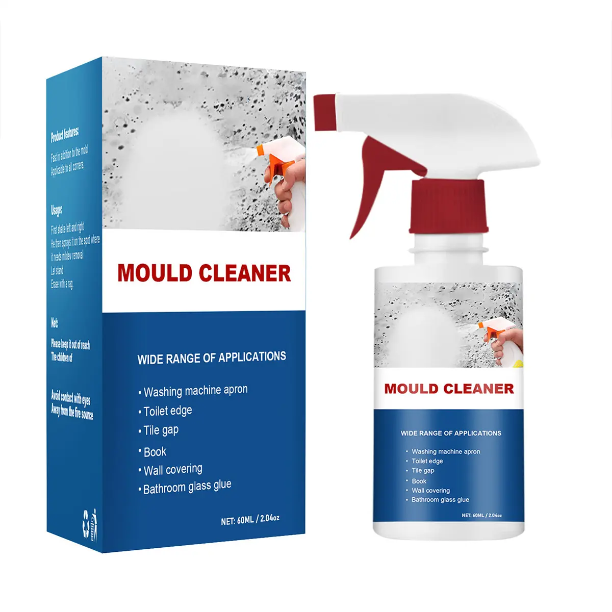 Household mildew removal foam spray Household mildew removal foam spray