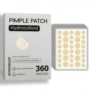 Hydrogel acne scar sticker, Hydrocolloid acne patch, 360 pieces, unisex, no formaldehyde, no silicone, no fragrance, waterproof