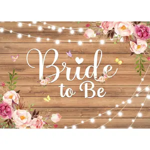 7x5ft Bridal Shower Backdrop Bride to Be Backdrop Wedding Shower Decorations Background F201