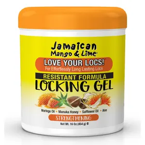 Jamaican Mango and Lime Resistant Formula Locking Gel, 16 oz Hair Styling Gel for Beauty & Personal Care