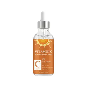 Day Serum - Vitamin C & Hyaluronic Acid Lightweight Hydrating Prep Serum for Makeup