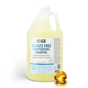 MODA Sulfate-Free Moisturizing Shampoo – Professional Bulk Refill – Deep Cleansing & Conditioning for All Hair Types – Strengthens, Restores & Enhances Shine