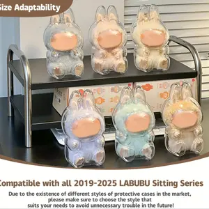 17cm Fluffy Figure Storage Box Compatible with All 2019-2025 Sitting and Standing Series Size Adaptability Protective Cases