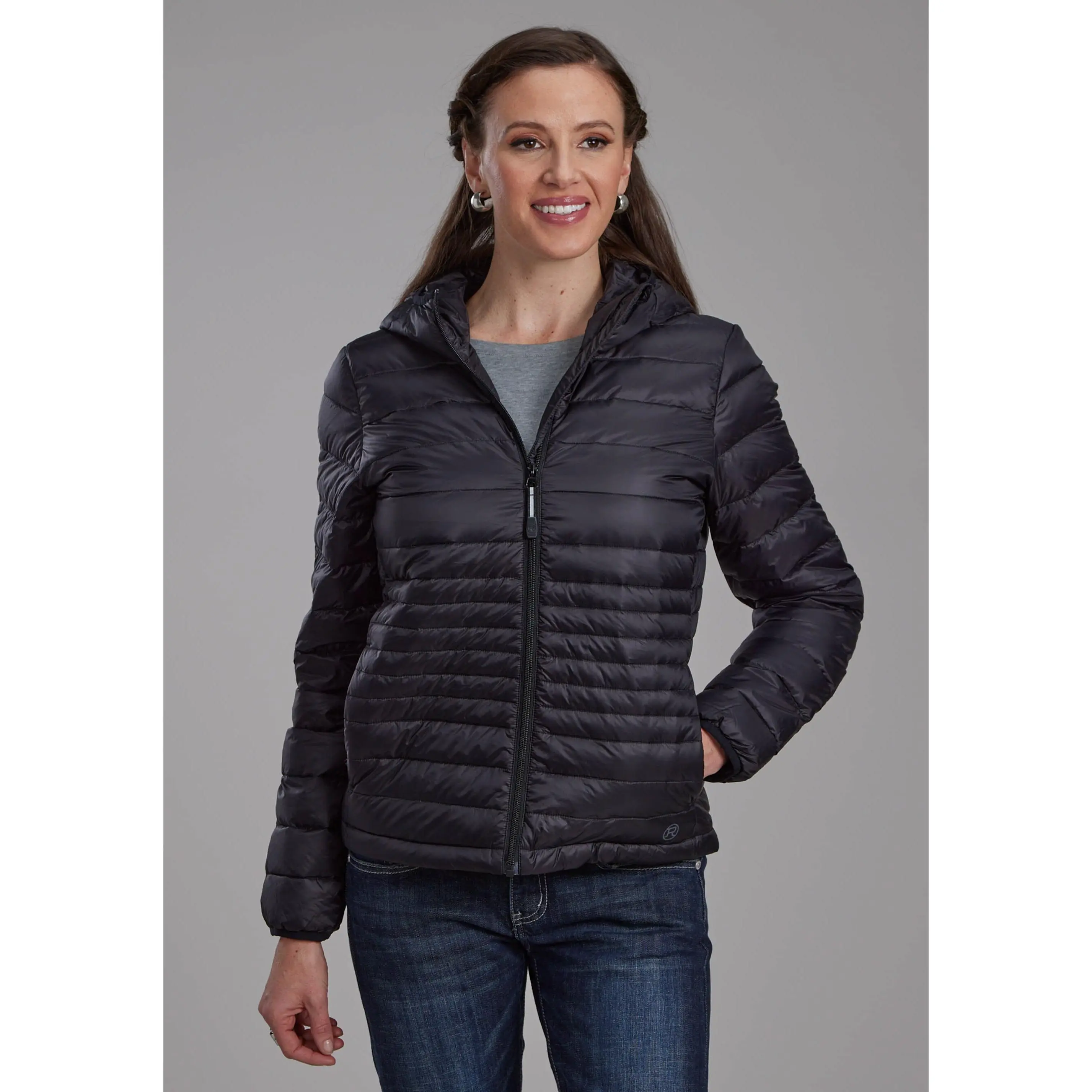 Women's Roper Black Parachute Jacket