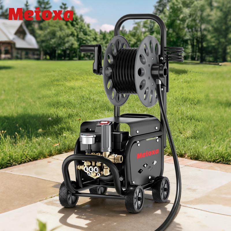 Metoxa High Pressure Washer 2000W Power Washer with 4 Nozzles & Foam Cannon for Cars Driveways Fences Patios Home Cleaning 3.5 GPM electric pressure washer