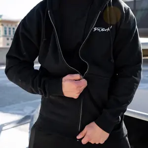 SCRIPT ZIP HOODIE