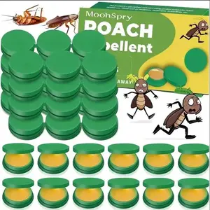 Indoor Roach Bait Gel & Trap, Effective Cockroach Killer Set, Home & Outdoor Pest Control Bait Trap Kit repellent moonspry indoor infestation dormitory kitchen domestic
