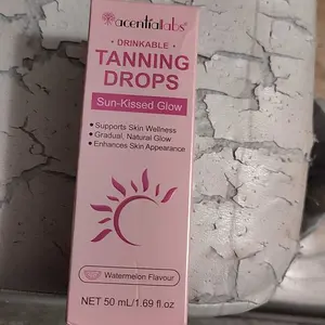 acentiallabs Tanning Drops to Drink - Drinkable Tanning Drops - Sunless Tanning Drops To Drink - Bronze Tanning for Face and Body - Promotes Healthy Skin, Suitable for All Skin Types