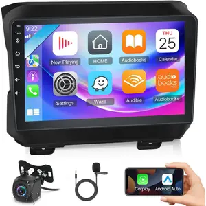 Android Radio for 【Jeep Wrangler JL Gladiator 2018】 Car Stereo with Backup Camera Wireless CarPlay Android Auto Support WIFI GPS Bluetooth 5.4 SWC 2+64G/4+64G