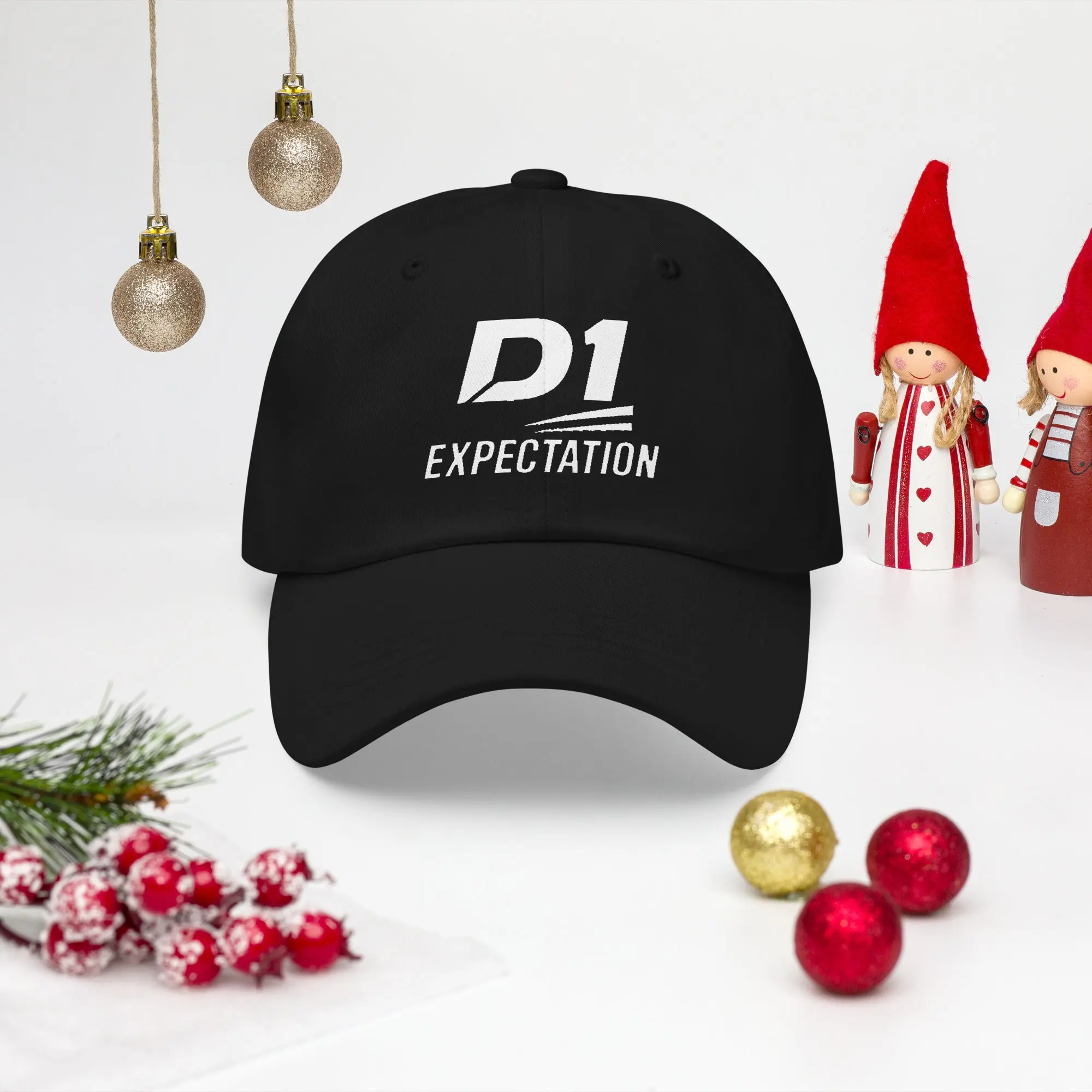 D1Expectation Classic Dad Hat (Embroidered Logo)