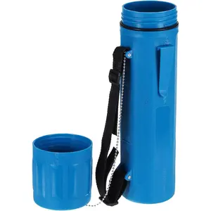 Rod Tube, 14 Inch Tungsten Electrode Holder Container Airproof Waterproof 4.5kg Capacity with Strap, Light Blue