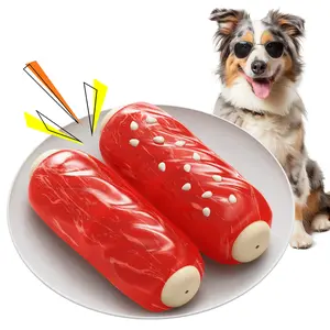 Fun Sound + Teeth Grinding Toy for Dogs - Geometric Design Two-In-One Fun Sound & Teeth Grinding for Oral Health Protection