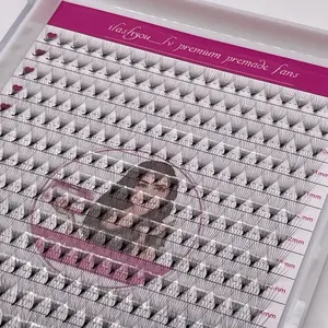 ilashyou Premium Premade Lashes 10D 0.05 Mix Tray 320 Fans for Eyelash Extensions 8-18mm 16 rows