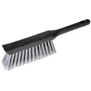 14 in. Plastic Bench Broom 1-Pack Durable Plastic Material 14 Inch Size Ideal for Cleaning Benches Surfaces Single Pack