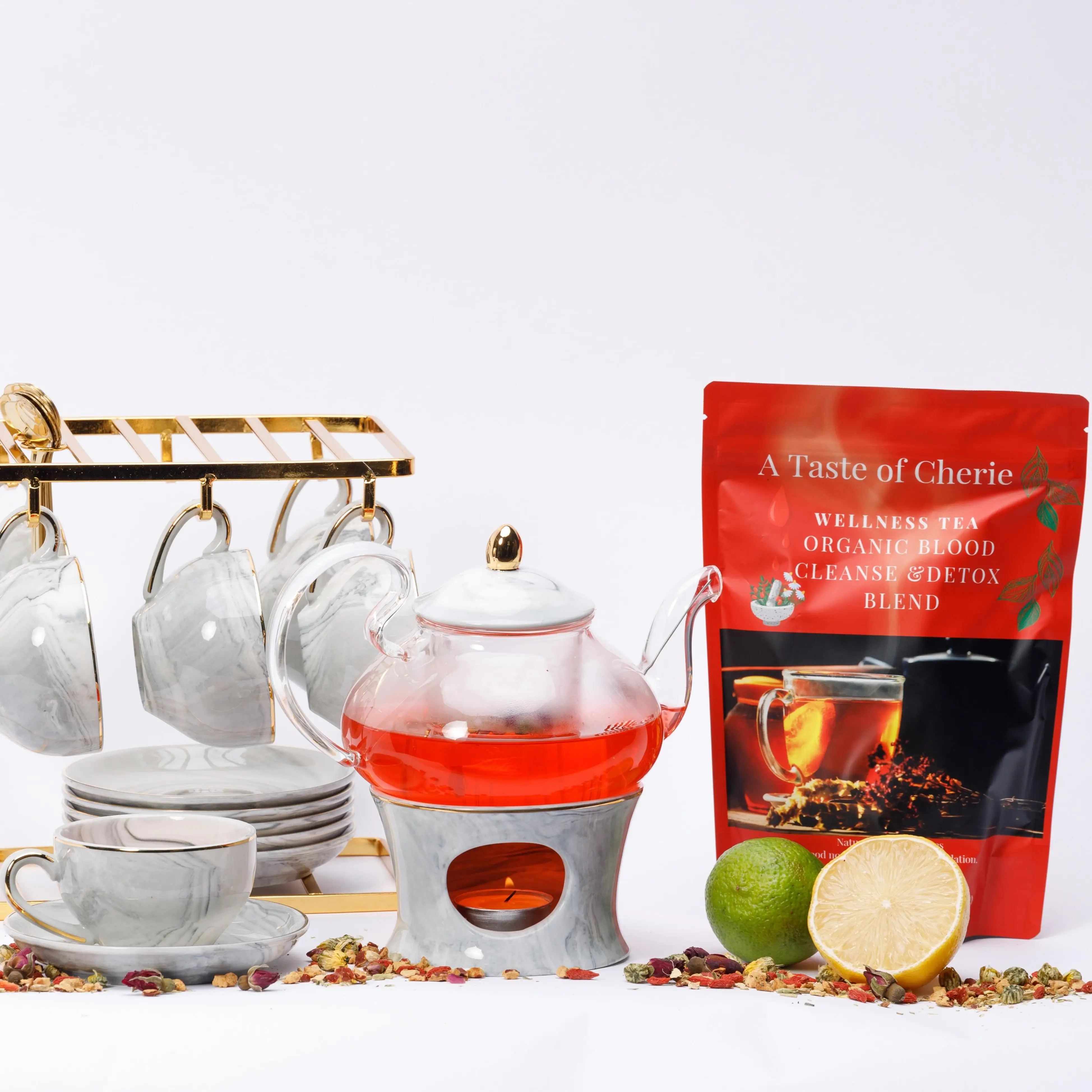 A Taste of Cherie Wellness Tea Blend for Blood Health and Overall Body Detoxification