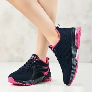 Women's Lightweight Air Gym Sneakers - Breathable Running & Casual Walking Shoes