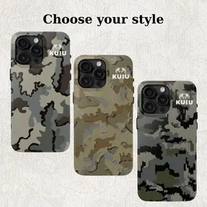 KUIU Pattern Hunting Tough Phone Case - Hunting Camo Phone Cover For iPhone 17/16/15/14/13/12/11/X Plus Pro Max Mini, Mens Gift