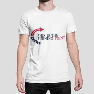 Charlie Kirk This Is The Turning Point Memorial T-Shirt, Justice For Charli, Pray For Kirk Tee, American Patriot Merch