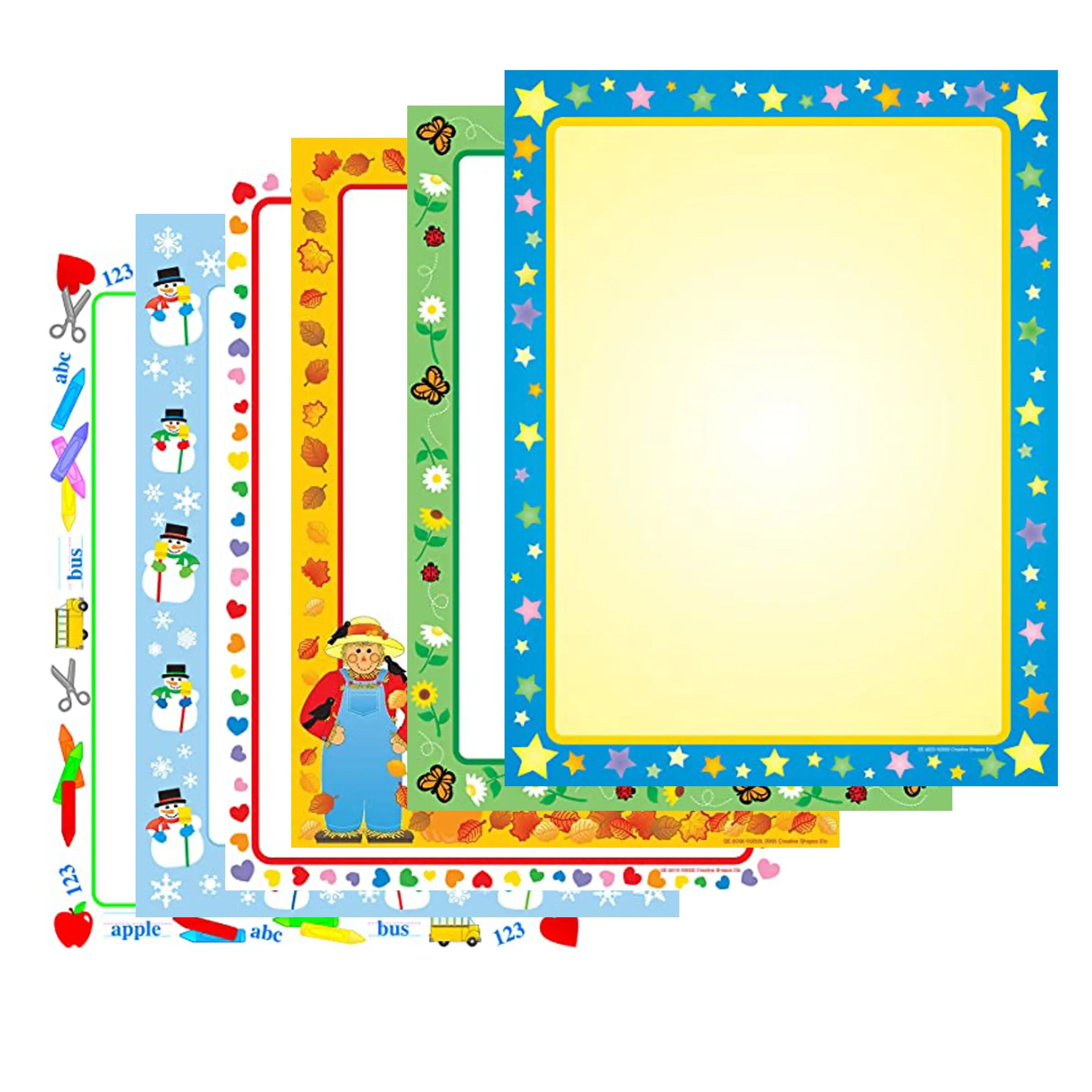 SHAPES ETC. School Year Designer Stationery Paper Set