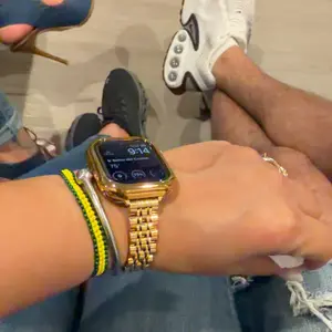 Stainless Steel Smartwatch Band with Protective Case, Smart Watch Straps, Compatible with Apple Watch Series 9/8/7/6/5/4/3/2/1, SE and SE 2 #GLOBAL PICKS