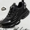 Men's Safety Shoes Size 40-48, One-Touch Fastening, Steel Toe Cap, Kevlar Anti-Puncture, Lightweight Breathable, Steel Toe Trainers, Workwear Shoes, Working Shoes, Ideal for Construction and Warehouse Work