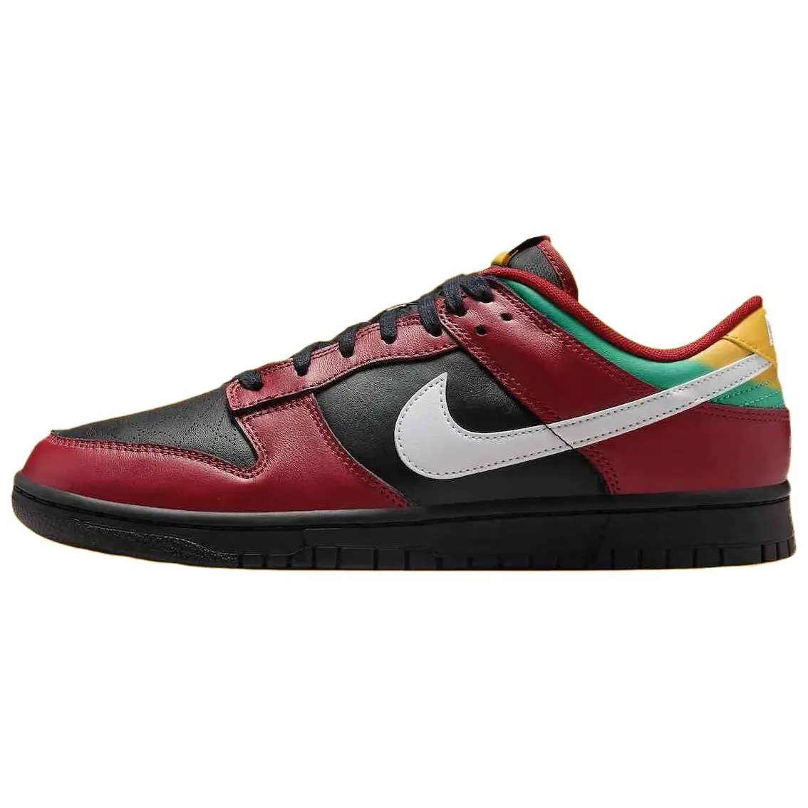 Nike Dunk Low Biker Tattoos Skate Shoes Unisex Black White FZ3057-001