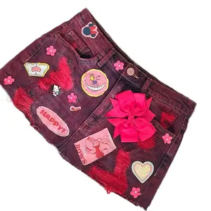 “Minnie” mini Skirt Patchwork