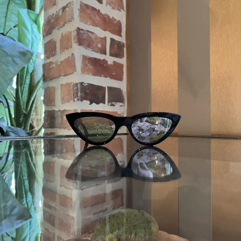 Celine Teal Acetate Cat-Eye Sunglasses with Black Case Calvin Klein women main image 3