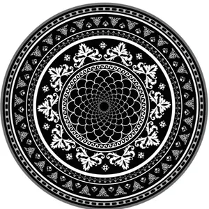 Exclusive Gift: 63" Diameter Luxury Round Rug for a Cozy Massage Experience | Free Gift  Randomly Sent, Not Sold Separately