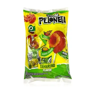 Pelon Peloneta Tamarind with Mango Lollipops Mexican Sweet Candy Snack 18 Pieces
