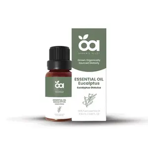 Eucalyptus Essential Oil by Organic Alley (0.33 Fl Oz) | Breathe Easy & Refresh Your Senses with Eucalyptus Globulus | Natural Well-Being
