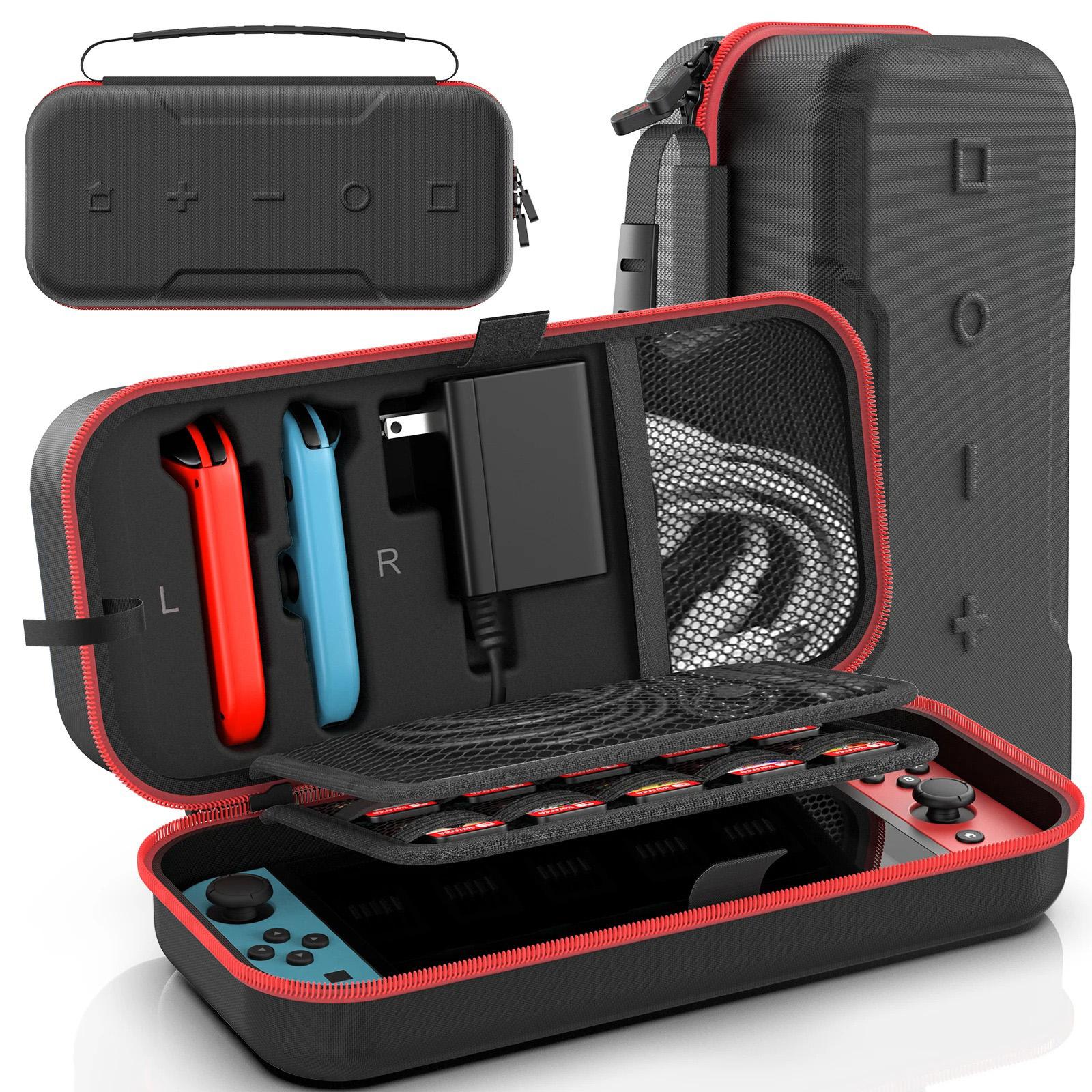 Travel-Ready Switch OLED Case | Waterproof, Anti-Scratch & Extra Storage | Game On the Go!