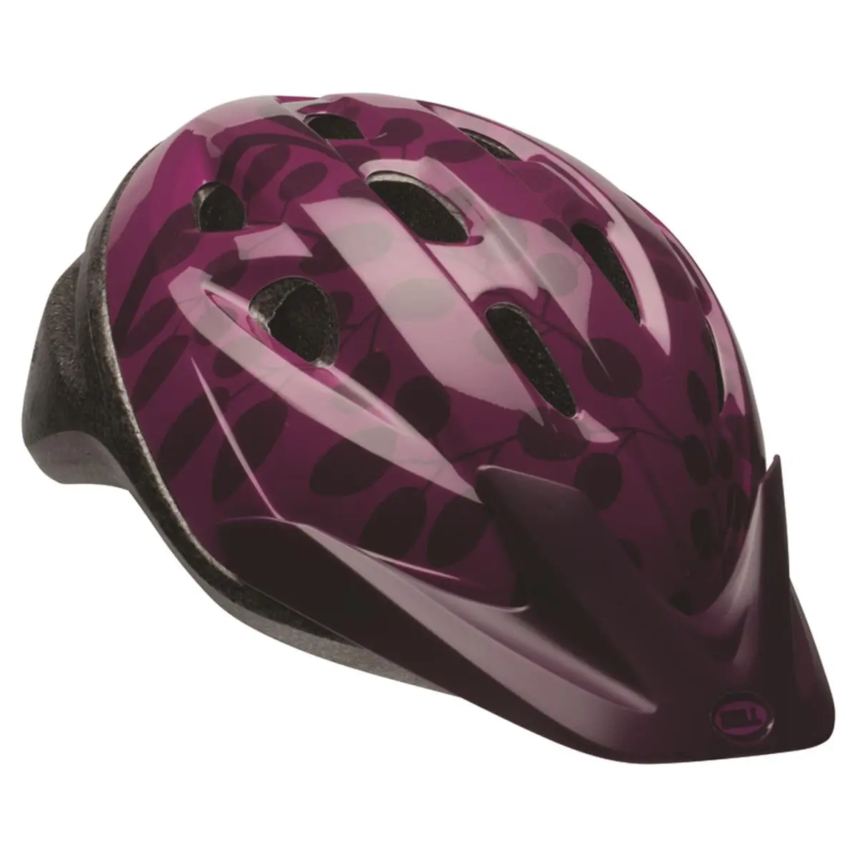 Bell Thalia Female-Size Women's Bicycle Helmet - True Fit System, ABS & Polycarbonate Shell, 16 Vents, PinchGuard Buckle, Reflective, Tapeless, 0.68 lbs, Black & Purple