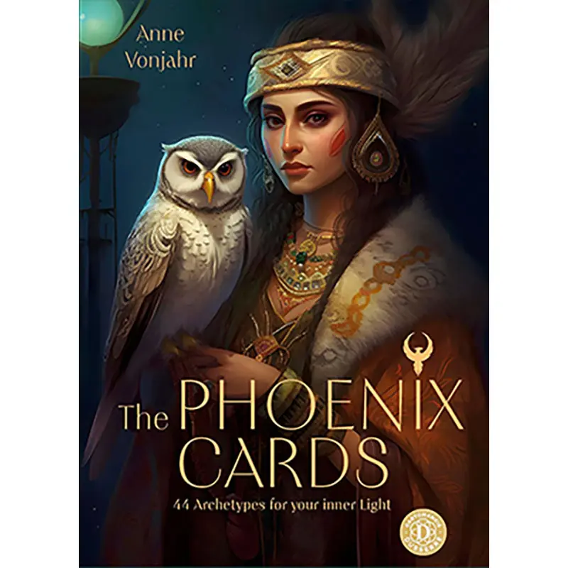 Phoenix Cards Oracle Deck by Anne Vonjahr — 44 Archetype Oracle with Guidebook