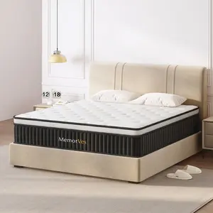 [MemorVes] 12"14"Premium version Twin, Full, Queen, King Boxed Memory Foam Mattress Medium Firm Soft & Comfortable sweet night hybrid bed modern Mattress