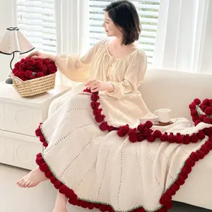 Handmade Rose Knitted Bouquet Blanket, Unique Gift for Mom Wife Girlfriend, Comfortable Decorative Throw, Office Sofa Cover, Valentine's Day Wedding Present, Floral Blanket, Happy Blanket Gifts