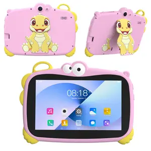 7 Inch Kids Tablet PC Android 13.0 4GB 64GB, Dual Camera 2mp+5mp, WiFi Bluetooth-compatible, Shockproof Case, Parental Control, Ideal Gift, Touchscreen Tablet