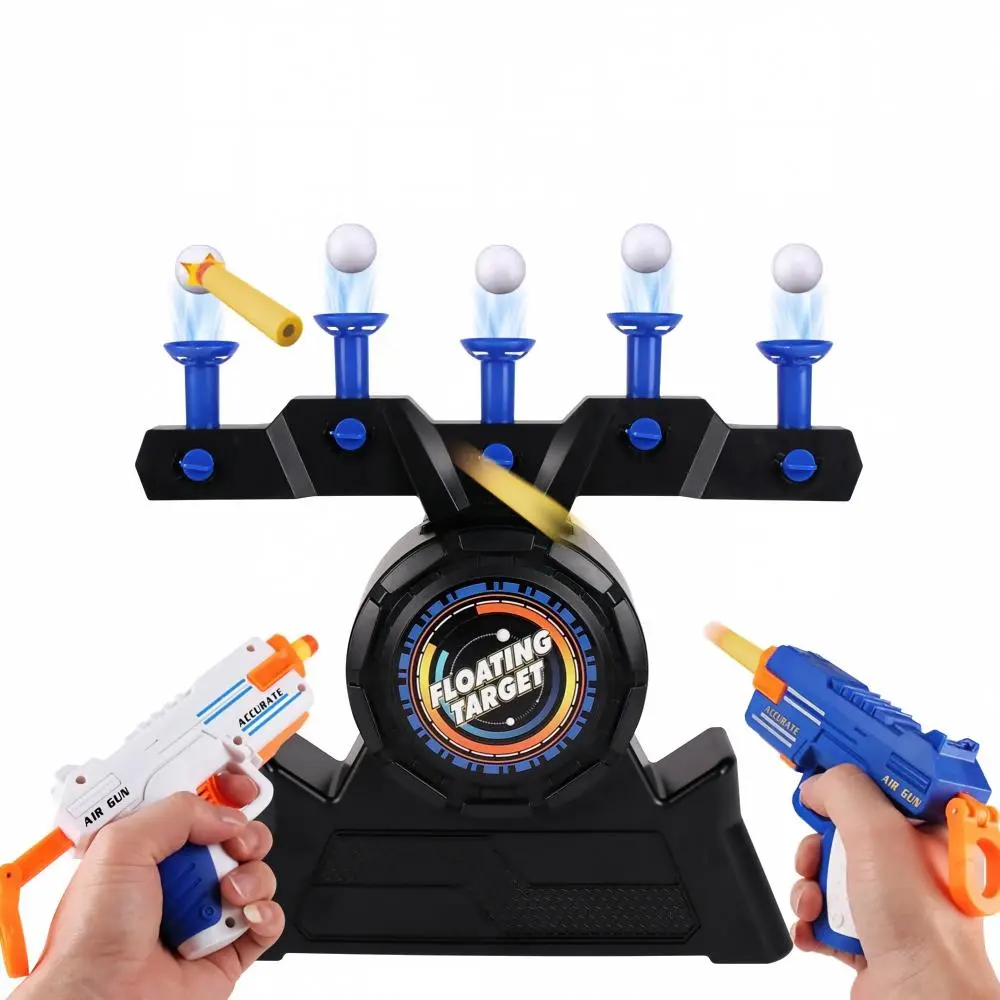 Floating Ball Target Shooting Toy - PVC-Free Unisex Nerf-Compatible Indoor Sports Play Set with Targets, Darts - 5+ Years Birthday Gifts for Boys, Kids Blasters & Toy Guns