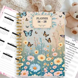 2026-2028 3-Year Calendar Notebook: Contains 3 Kinds of Monthly Schedule Goal Trackers, Home Affairs Management Pages; Boasts Annual Overview, Monthly Calendar Layout, To-Do Lists, Important Items Log